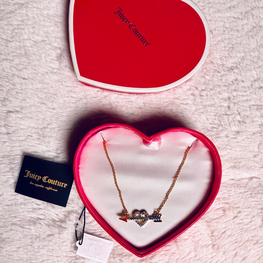 Juicy Couture Heart and Arrow Necklace NWT
